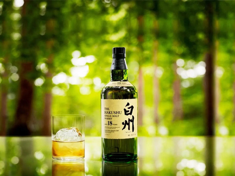 [Tax included price] Santori Single Malt Hakush 12 years 43 degrees 700ml / Free Shipping / 100 -year -old Japanese whiskey masterpiece / Sweet freshness of smoky finish / highball is also a sniper!