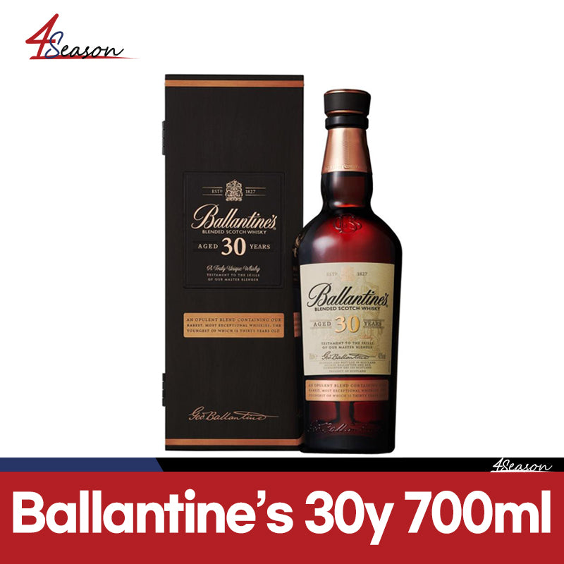 😊[FREE Shipping]😊 Ballantine's 30years 40% 700ml / ⭐4season Square Sake Sake Cheap ⭐