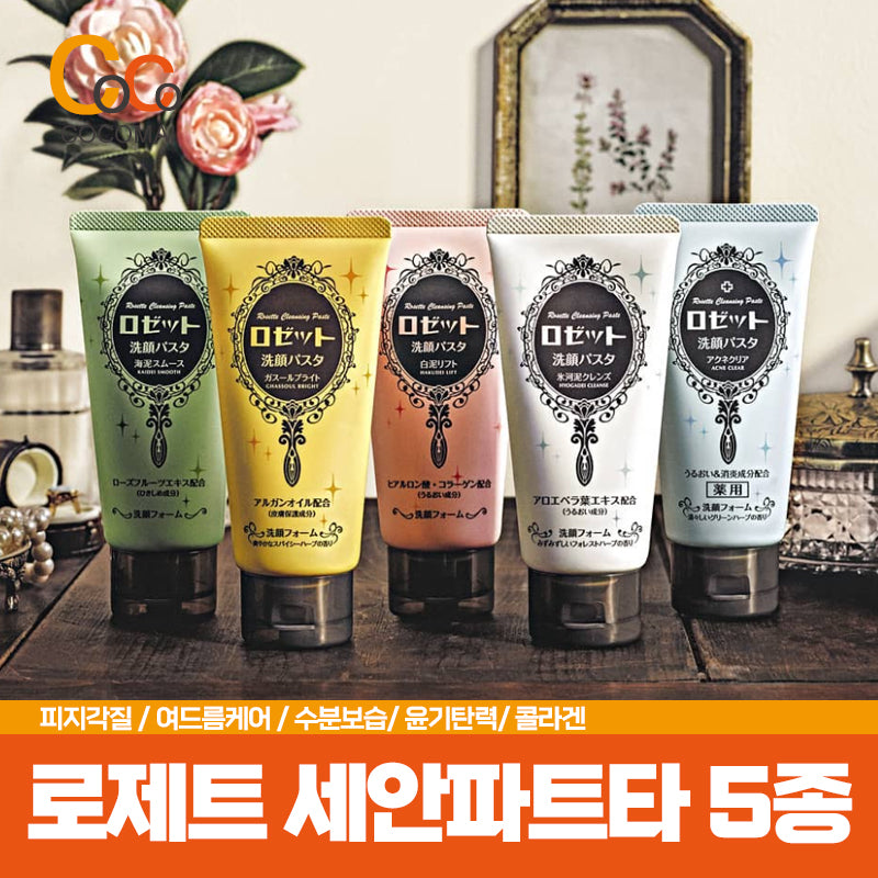 5 kinds of Rosette cleansing foam cleansing in Japan [Individual Sales]
