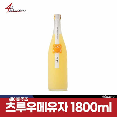 [Tax included] Tsuroume Yuzu Sue 720ml / Free Shipping / Izakaya Famous Sake / Natural Citrous Excess Juice Contains / ⭐4SeaSON